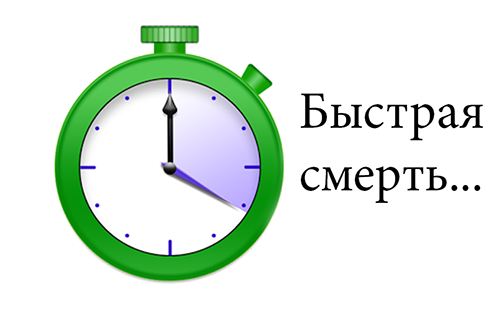Самоубийство Самая легкая и быстрая смерть